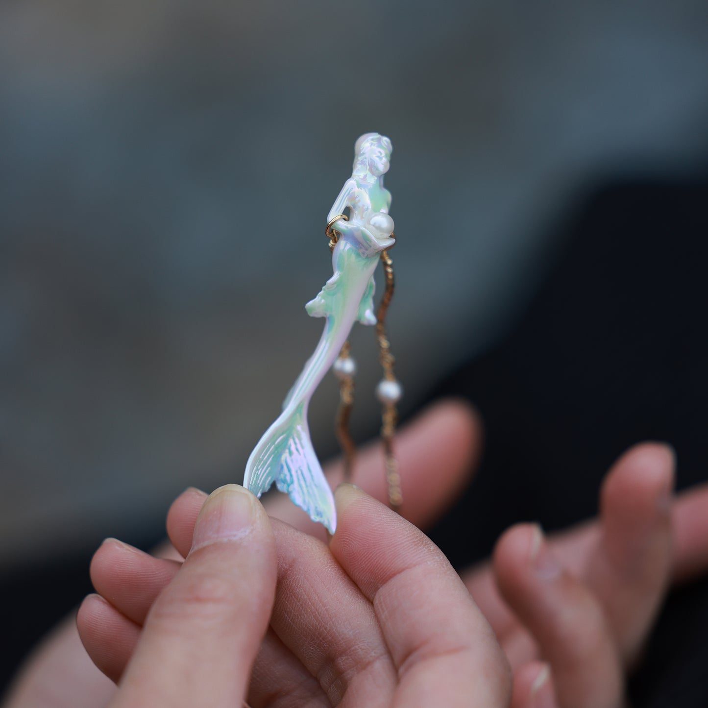 YIHE Ceramic Necklace "Mermaid"