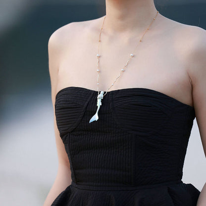 YIHE Ceramic Necklace "Mermaid"