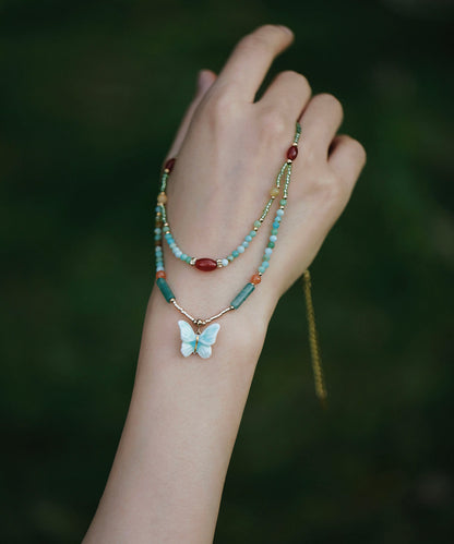 YIHE Ceramic Necklace "Buddha's Butterfly"