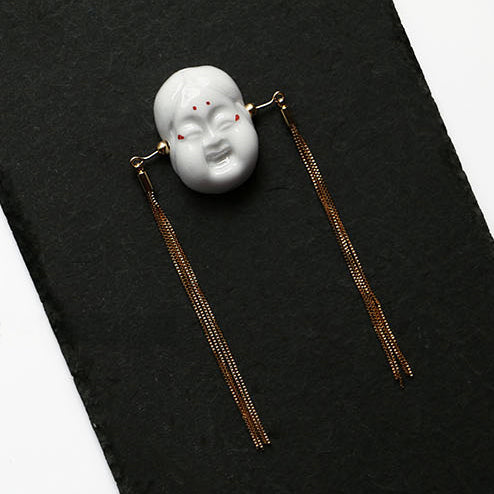YIHE Ceramic Brooches "Joy on the Brows"
