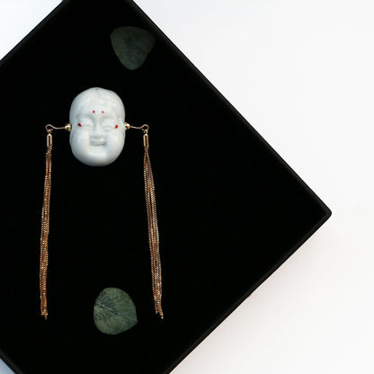 YIHE Ceramic Brooches "Joy on the Brows"