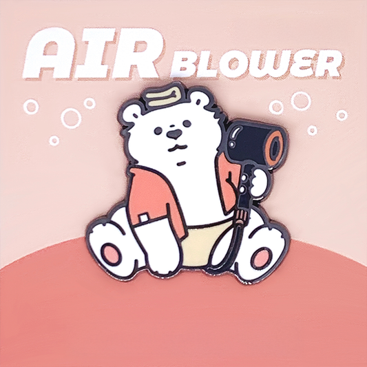 Stop! Mini Planet Enamel Pins Polar Bear Series