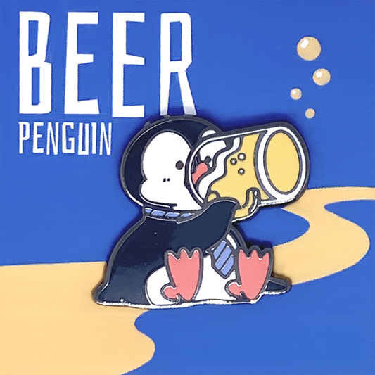 Stop! Mini Planet Enamel Pins Penguin Series