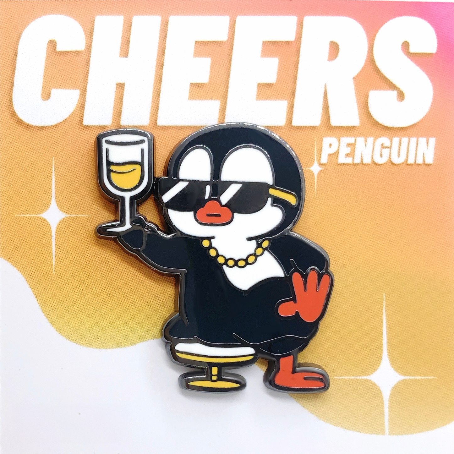 Stop! Mini Planet Enamel Pins Penguin Series