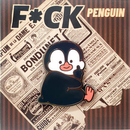 Stop! Mini Planet Enamel Pins Penguin Series