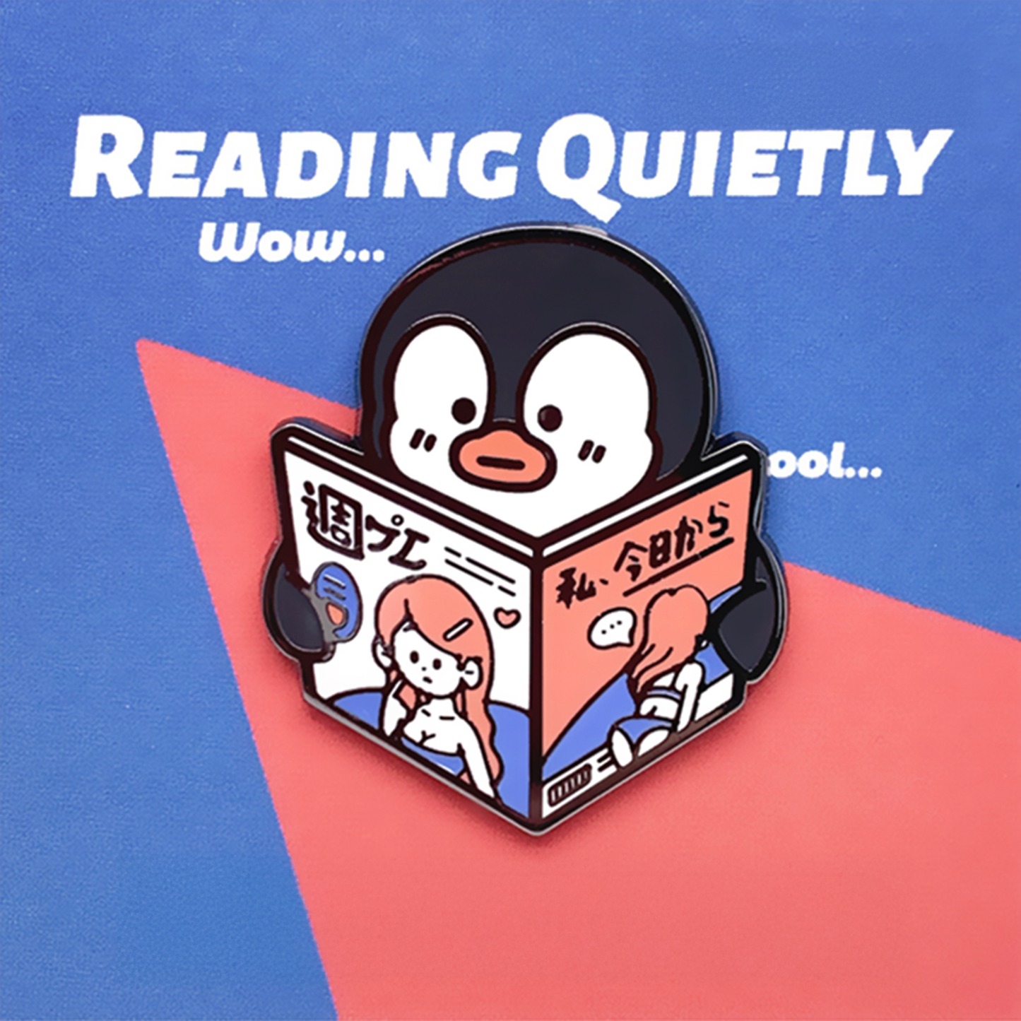 Stop! Mini Planet Enamel Pins Penguin Series