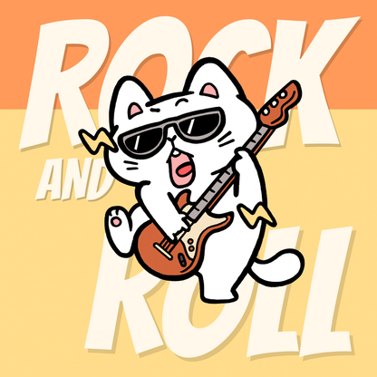 Stop! Mini Planet Enamel Pins Cool Cat Series