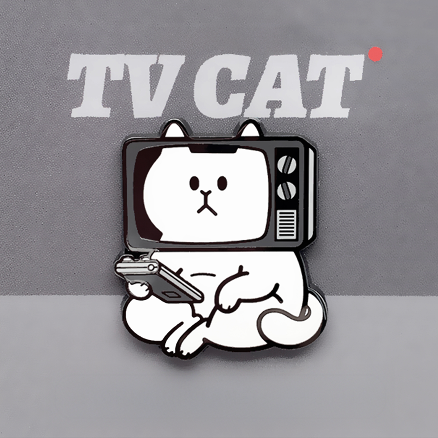 Stop! Mini Planet Enamel Pins Chill Cat Series