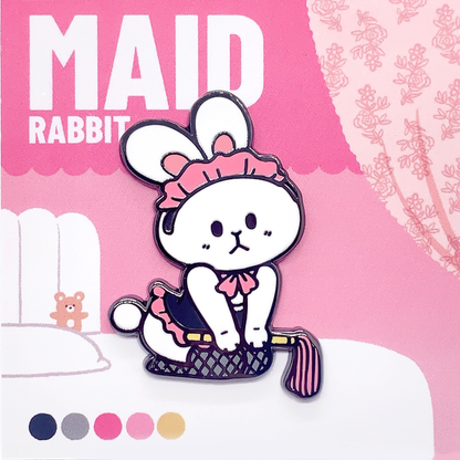 Stop! Mini Planet Enamel Pins Sexy Bunny Series