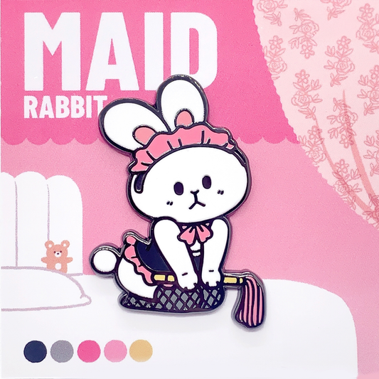 Stop! Mini Planet Enamel Pins Sexy Bunny Series