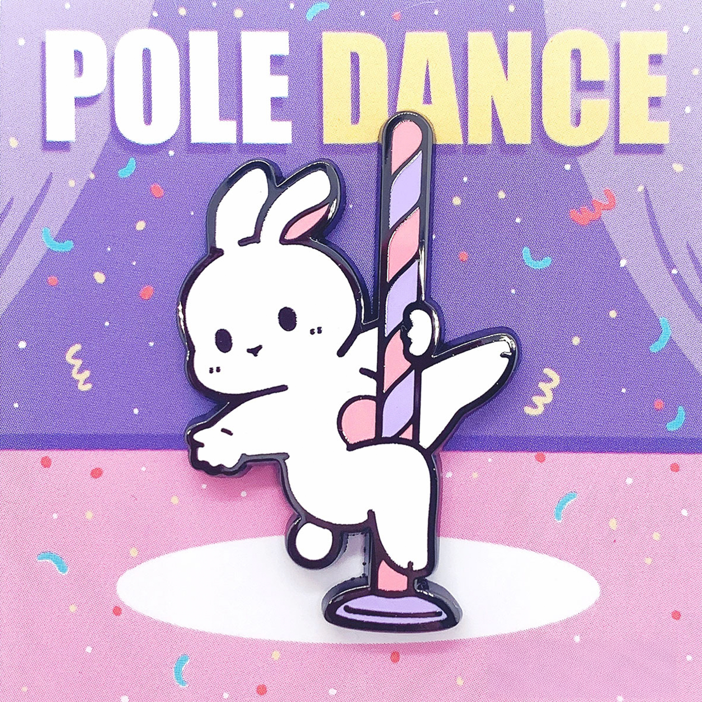Stop! Mini Planet Enamel Pins Sexy Bunny Series