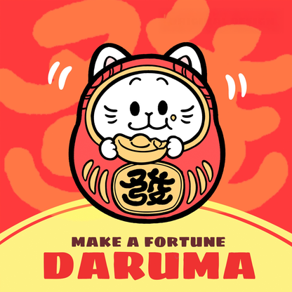 Stop! Mini Planet Enamel Pins Lucky Cat Series