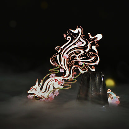 Auspicious Animal Metal Bookmarks (Nine-Tailed Fox)