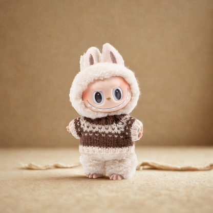 Handmade Clothes for Labubu & 15-17 cm Dolls "Winter Mode"