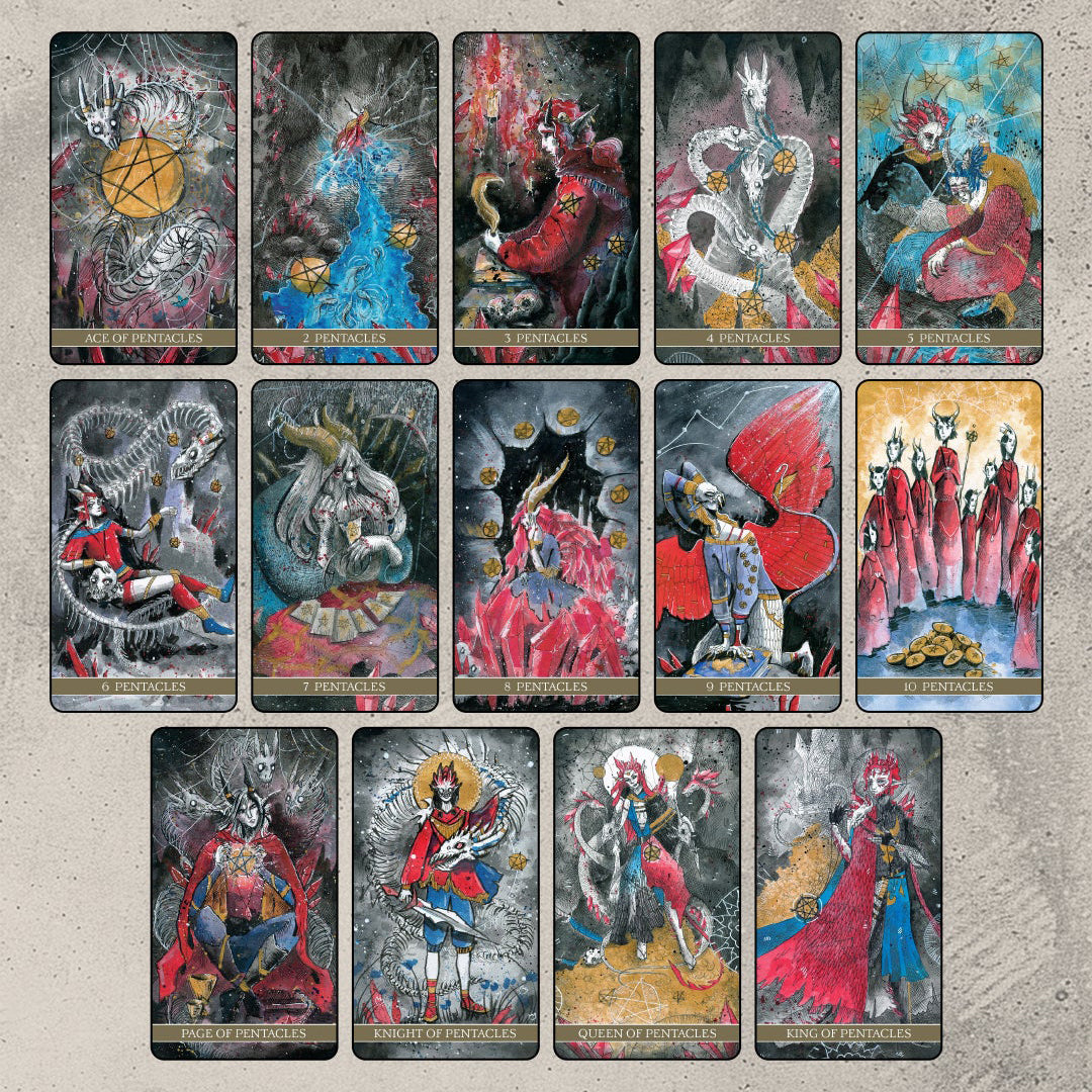 4 Worlds Tarot – Vermilion Collection