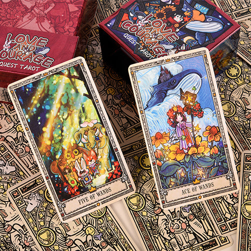 Love and Courage Quest Tarot – Vermilion Collection