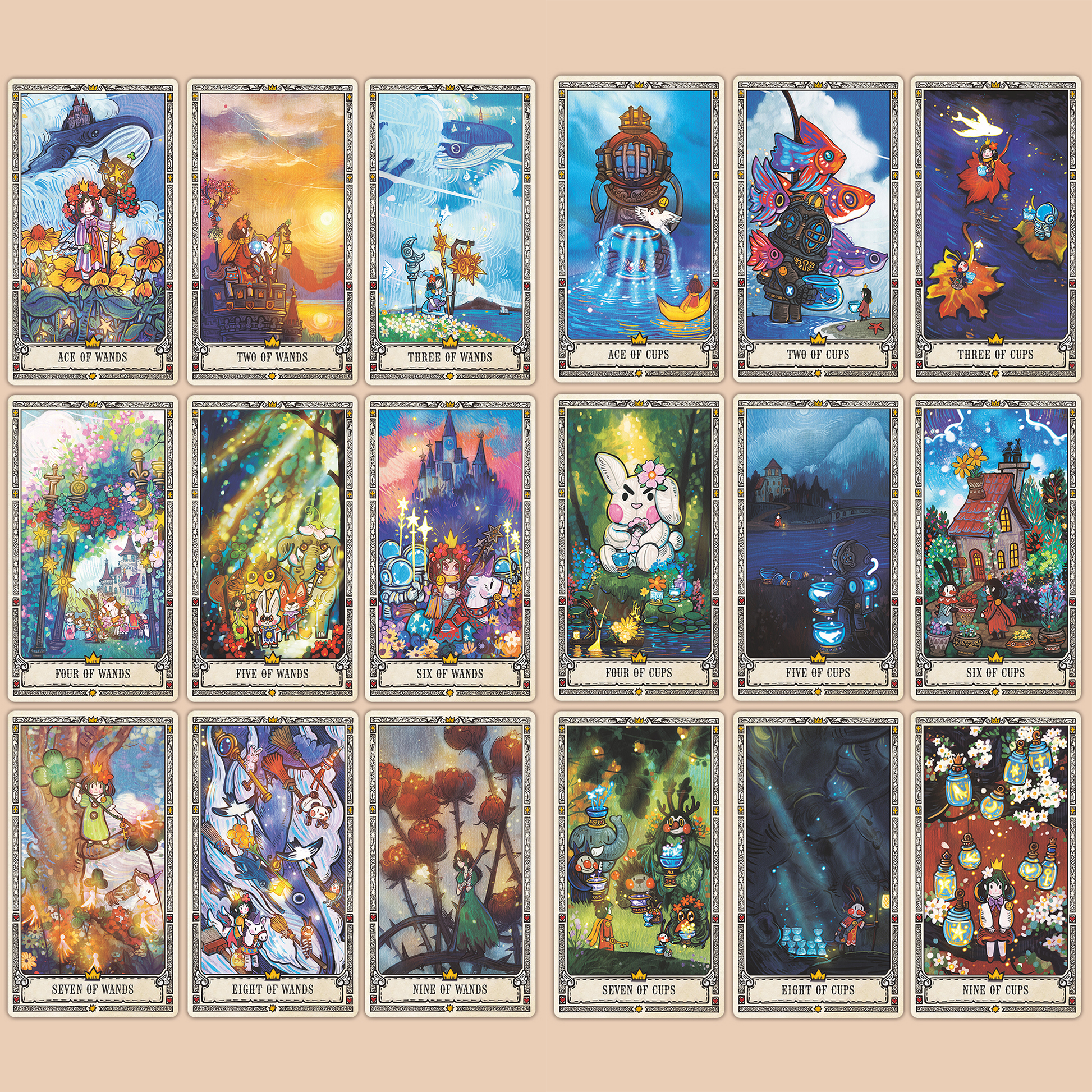 Love and Courage Quest Tarot – Vermilion Collection