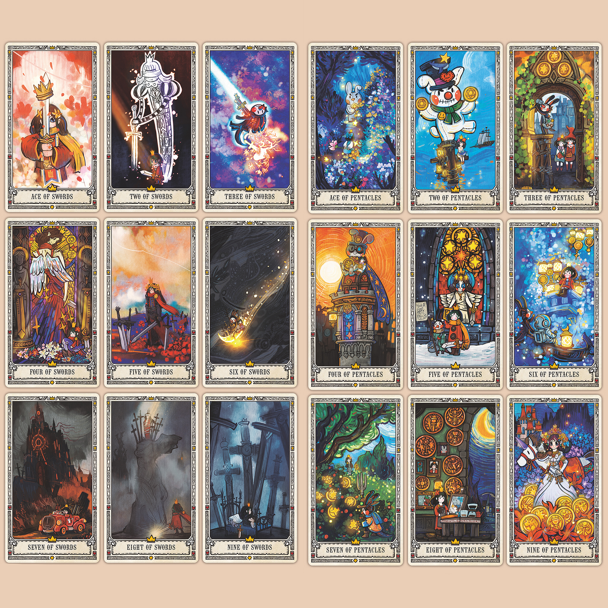 Love and Courage Quest Tarot – Vermilion Collection