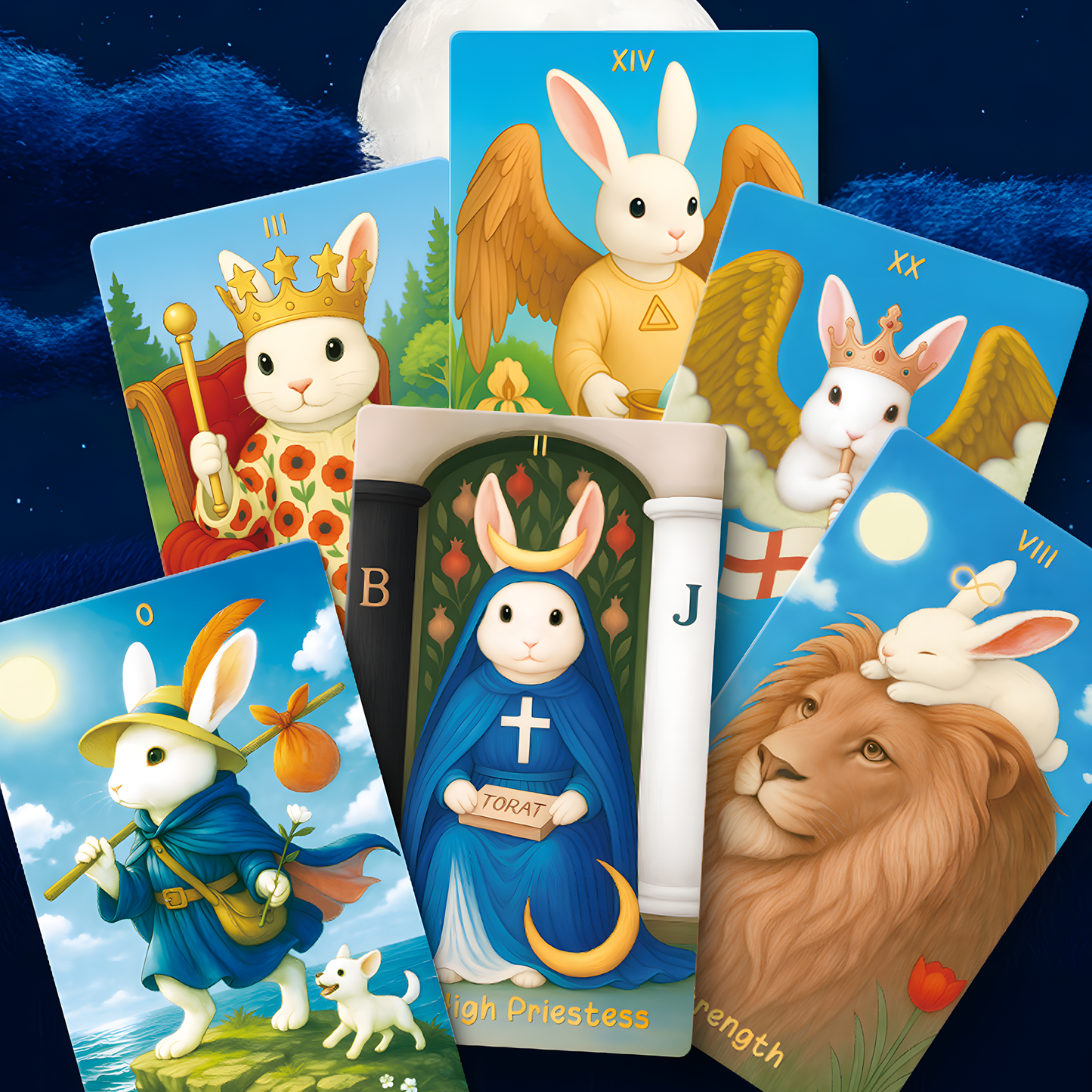 Spirit Moon Rabbit Tarot