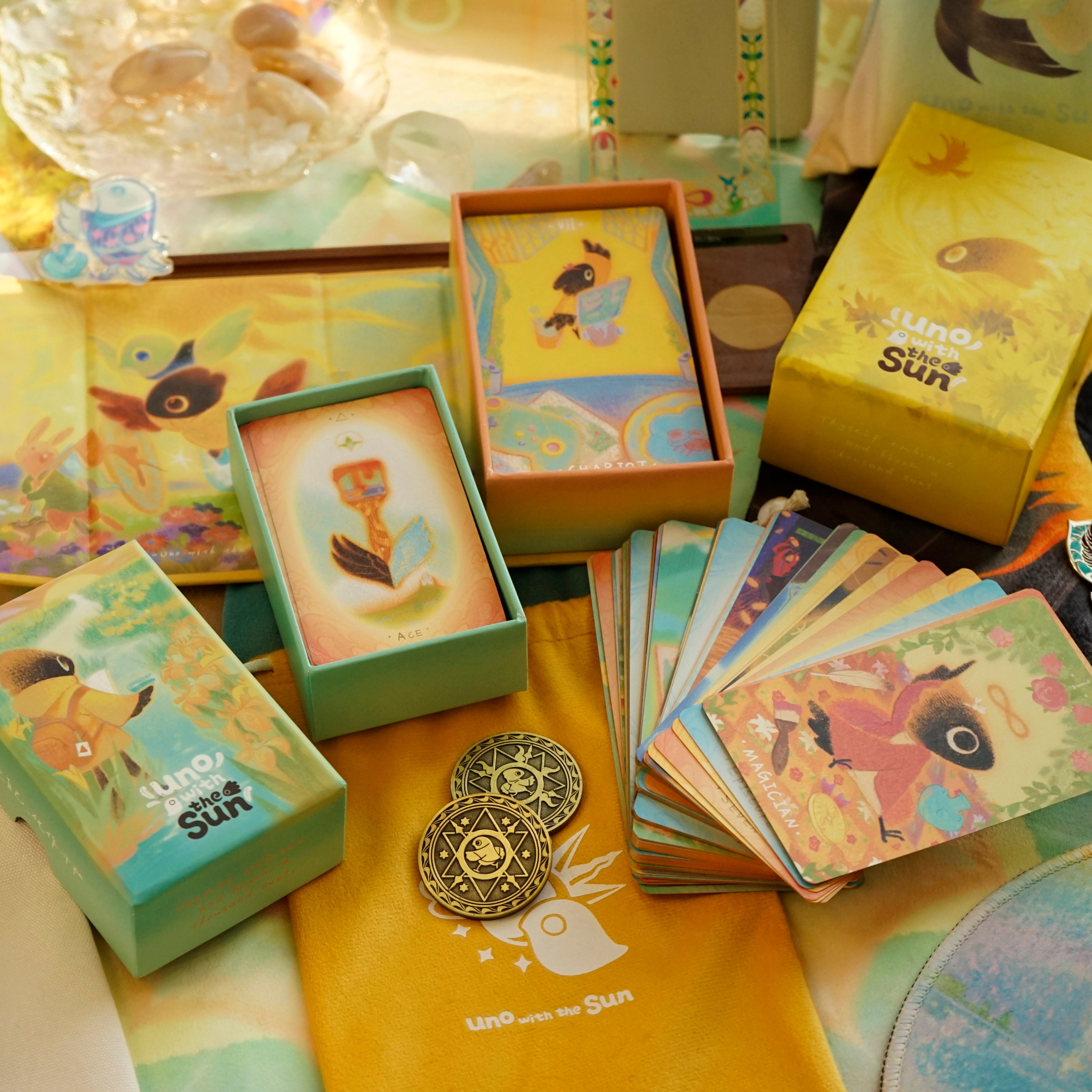 Uno with the Sun Tarot – Vermilion Collection