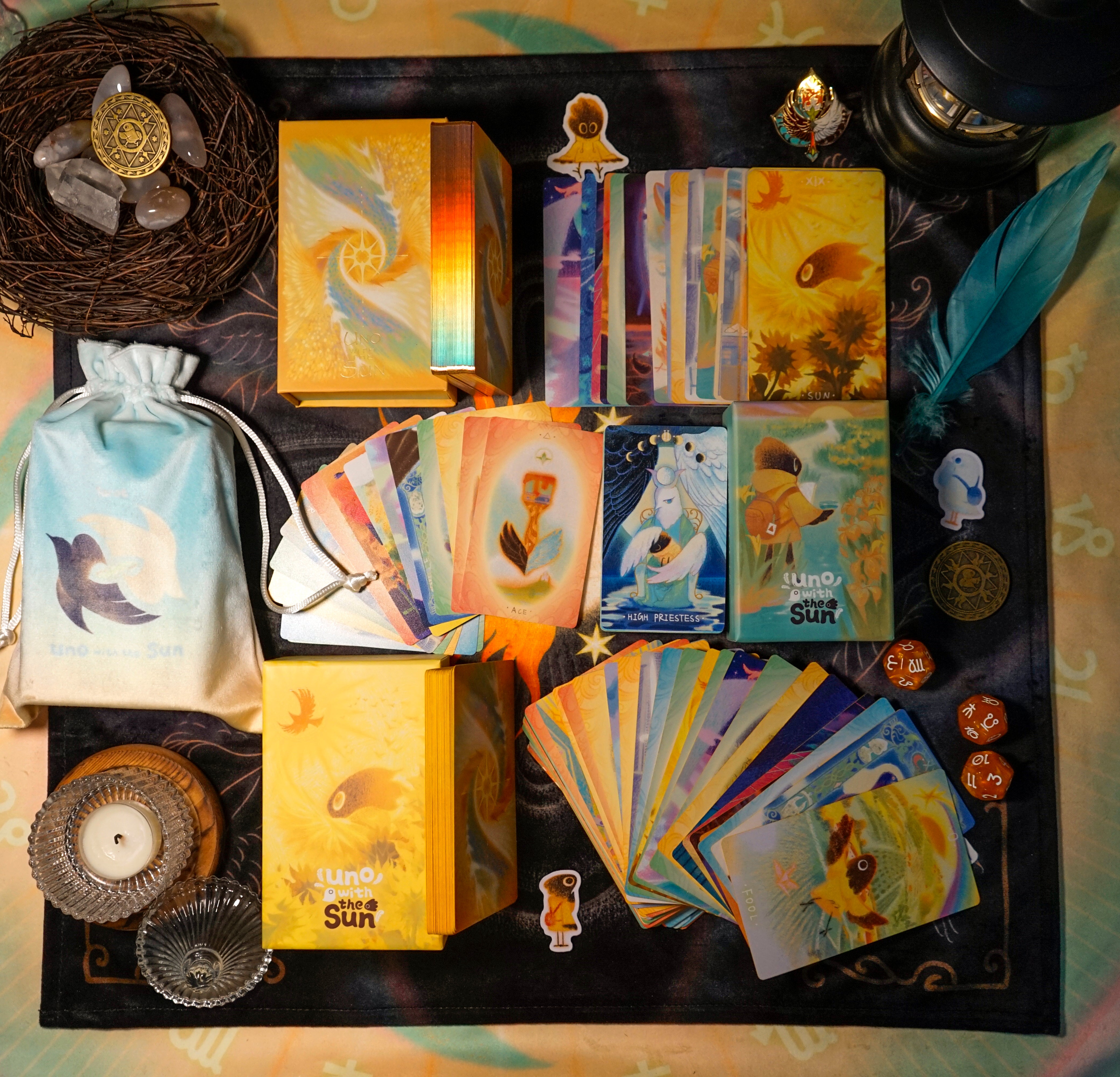 Uno with the Sun Tarot – Vermilion Collection