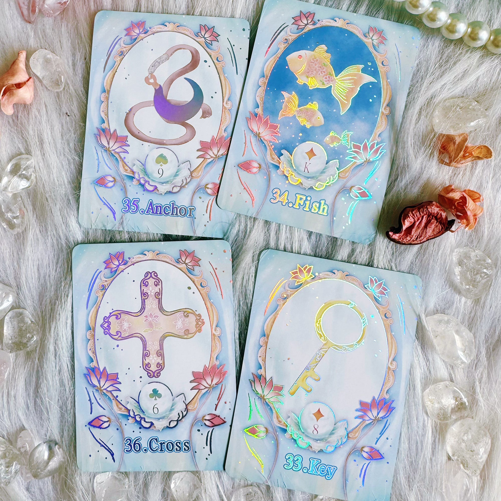 Lotus Path Lenormand – Vermilion Collection