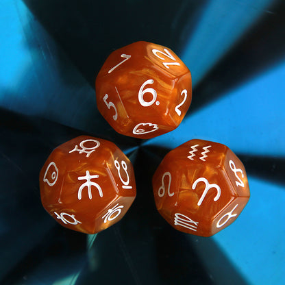 Uno with the Sun D12 Astrology Dice