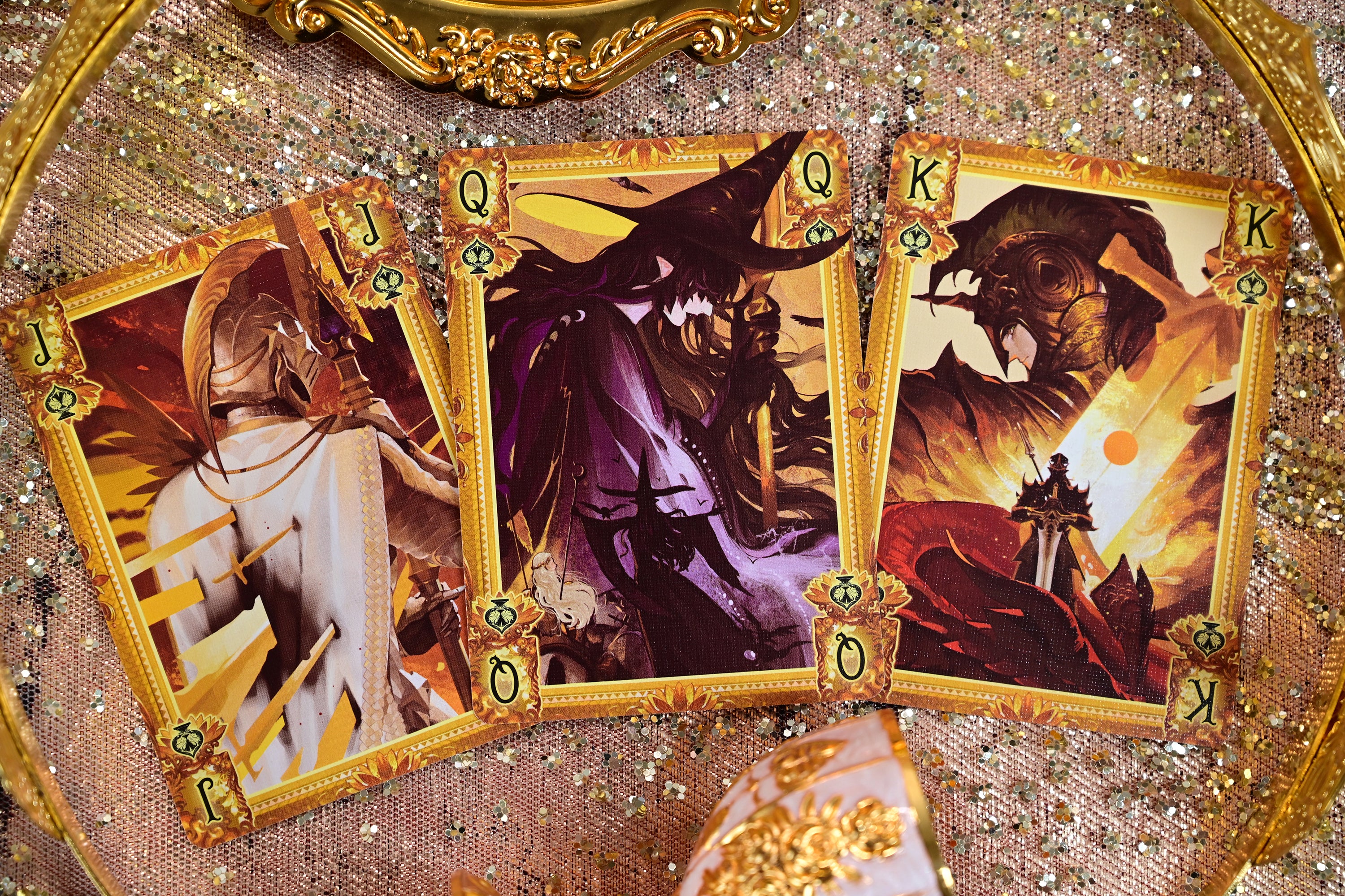 King Arthur Playing Cards V2: Excalibur – Vermilion Collection