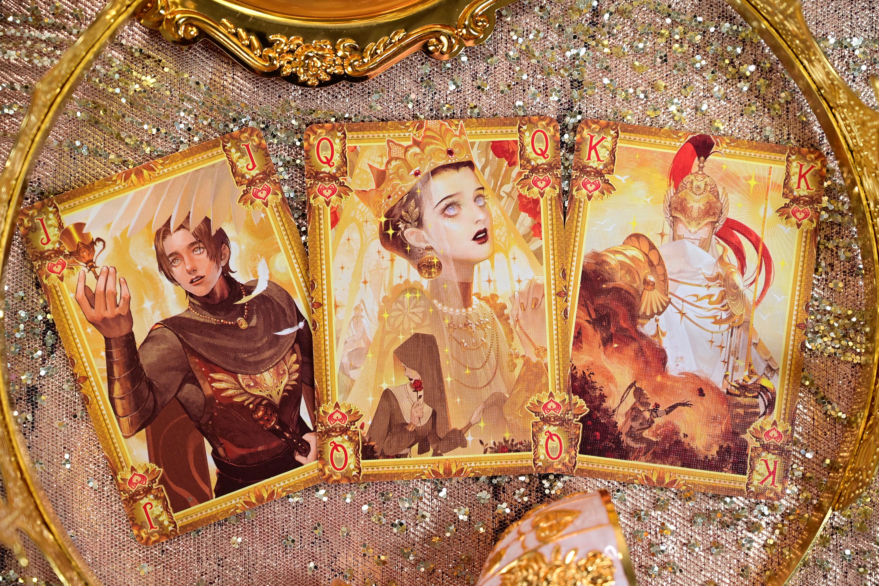 King Arthur Playing Cards V2: Excalibur – Vermilion Collection