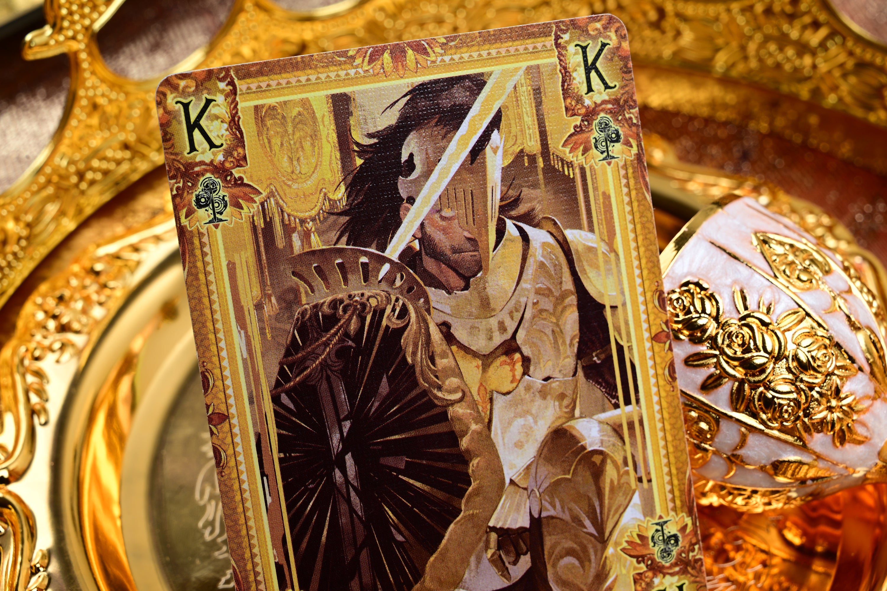 King Arthur Playing Cards V2: Excalibur – Vermilion Collection