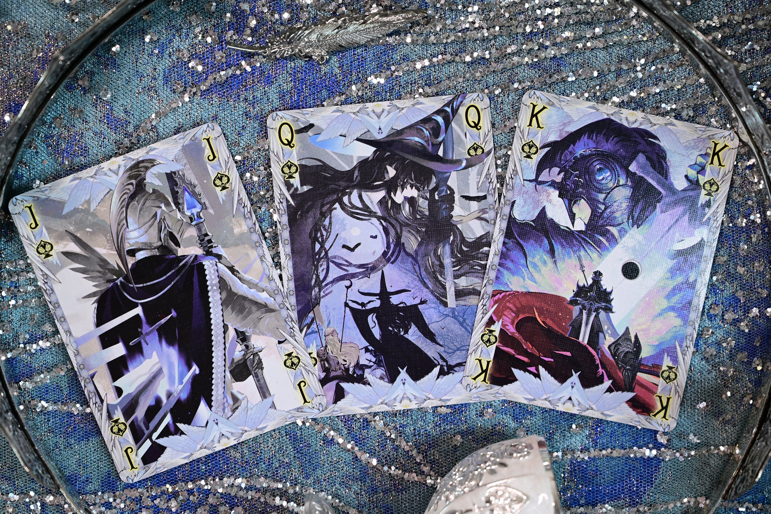 King Arthur Playing Cards V2: Excalibur – Vermilion Collection