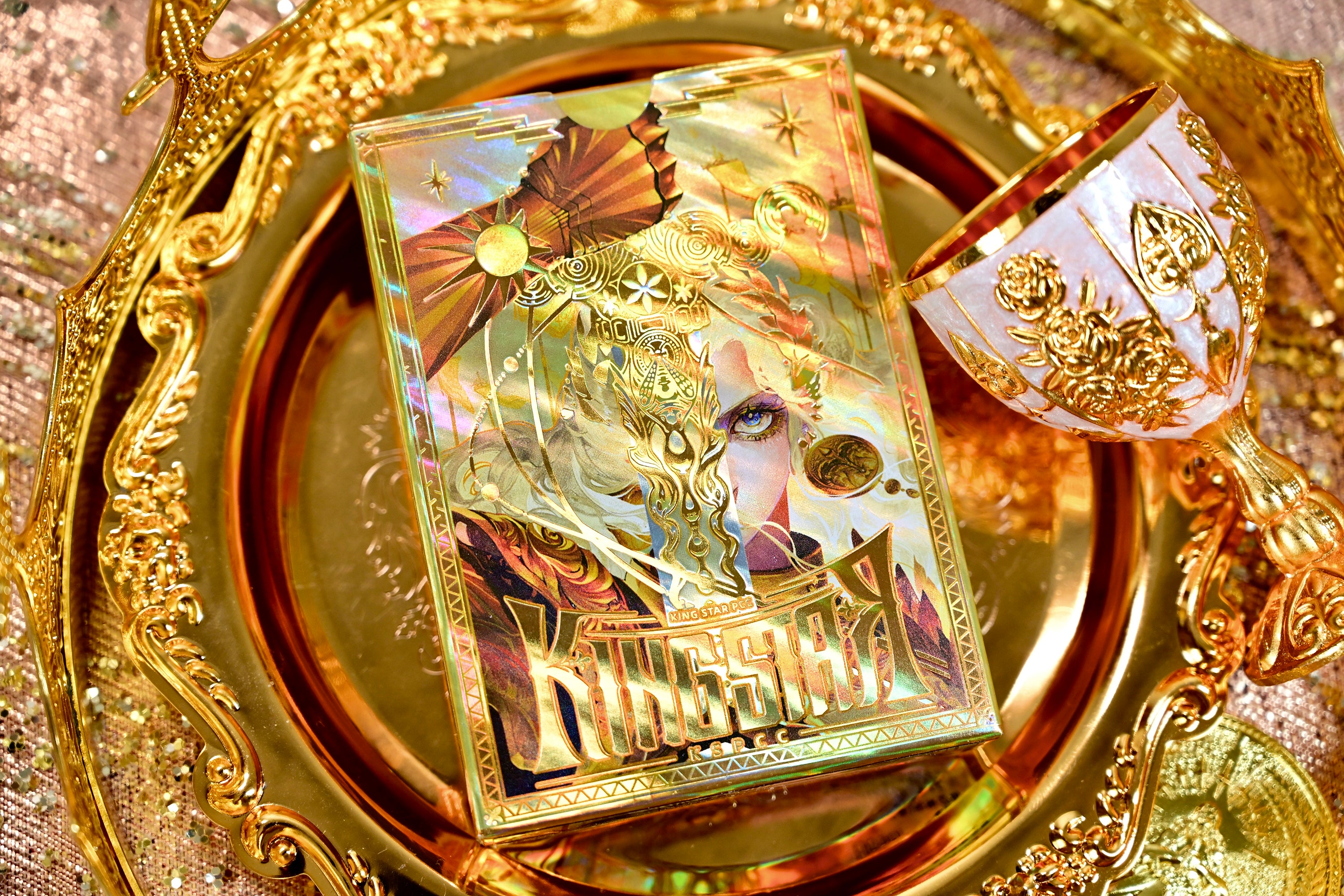 King Arthur Playing Cards V2: Excalibur – Vermilion Collection
