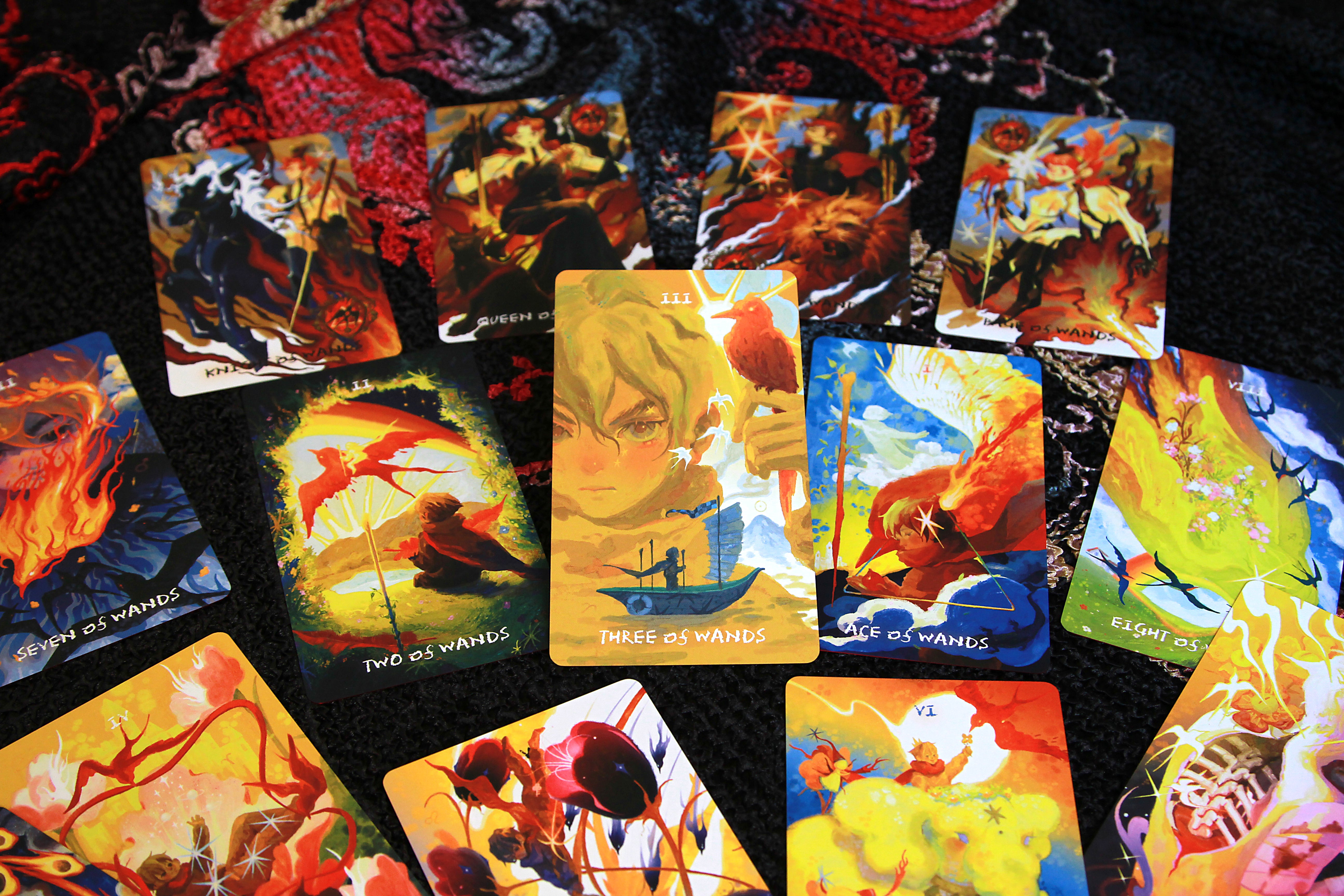 Lux & 78 Nocturnal Veils Tarot – Vermilion Collection