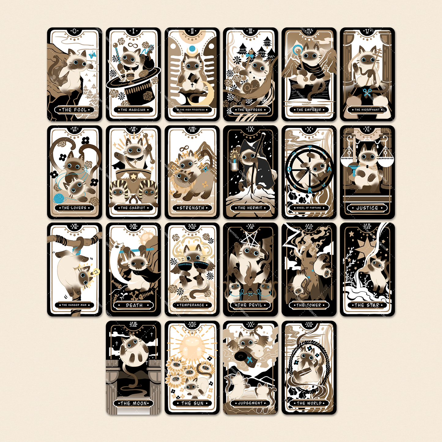 Mocha Siamese Tarot