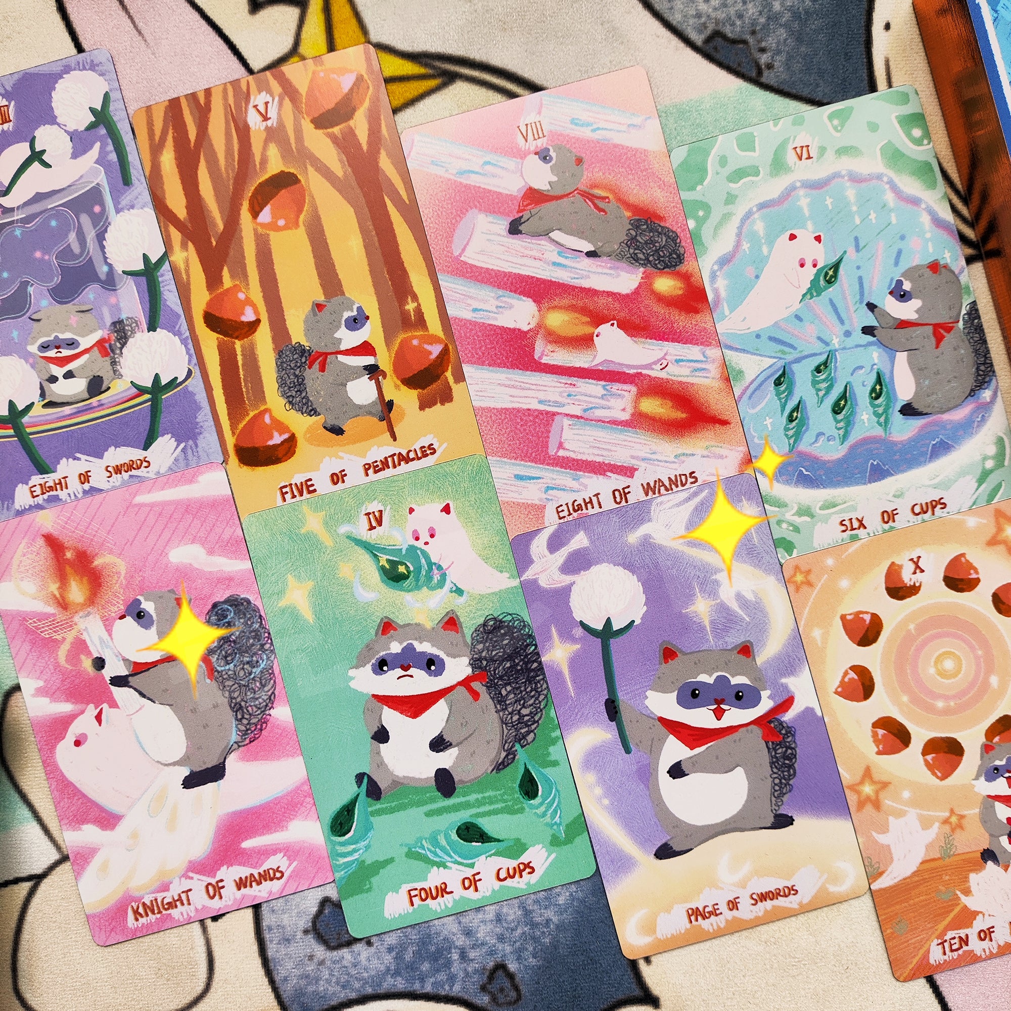 Little Raccoon Tarot – Vermilion Collection