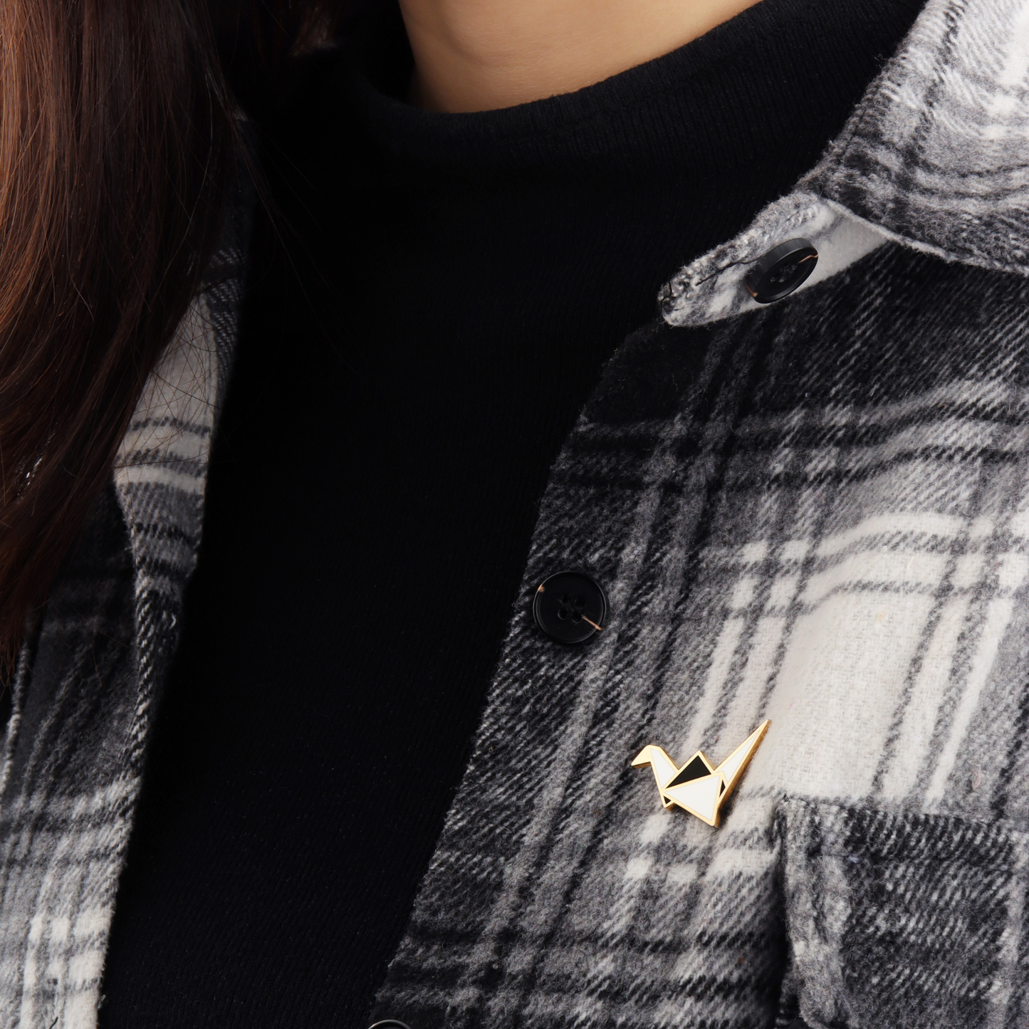 Fanli Enamel Pins "Paper Crane"