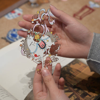 Auspicious Animal Metal Bookmarks (Horse)