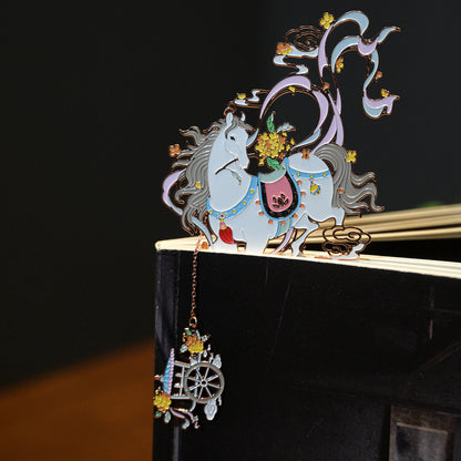 Auspicious Animal Metal Bookmarks (Horse)