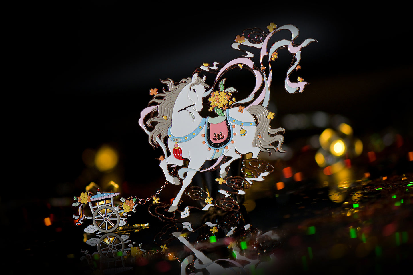 Auspicious Animal Metal Bookmarks (Horse)