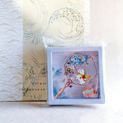 Horse Palace Fan Metal Bookmarks