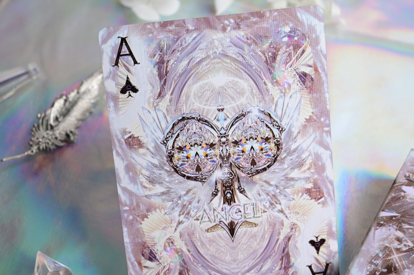 Chromium Angel Playing Cards