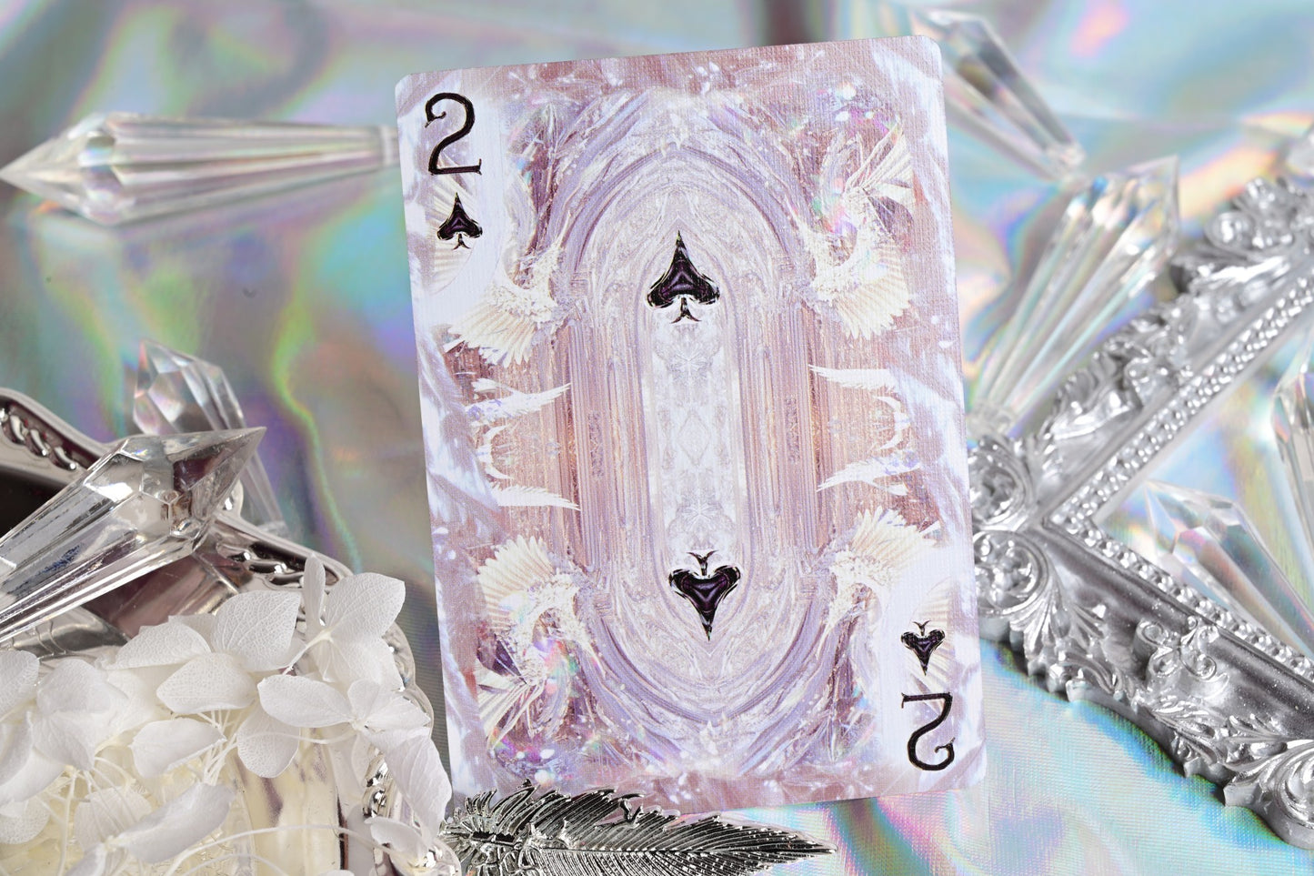 Chromium Angel Playing Cards