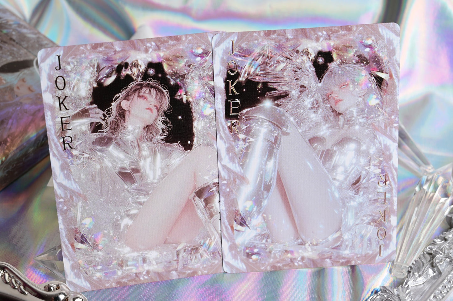 Chromium Angel Playing Cards