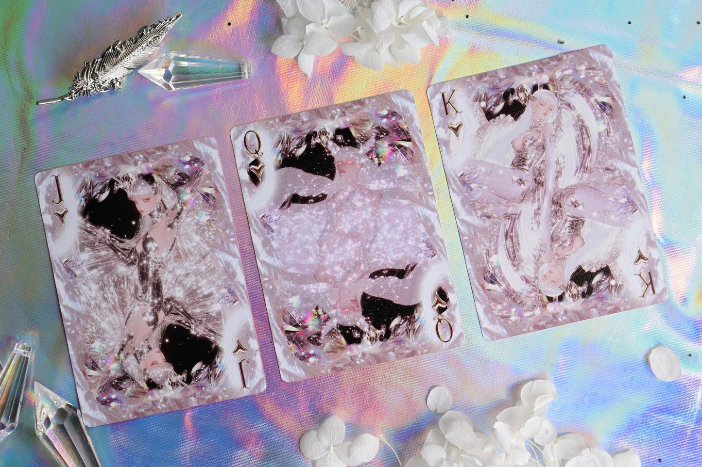 Chromium Angel Playing Cards