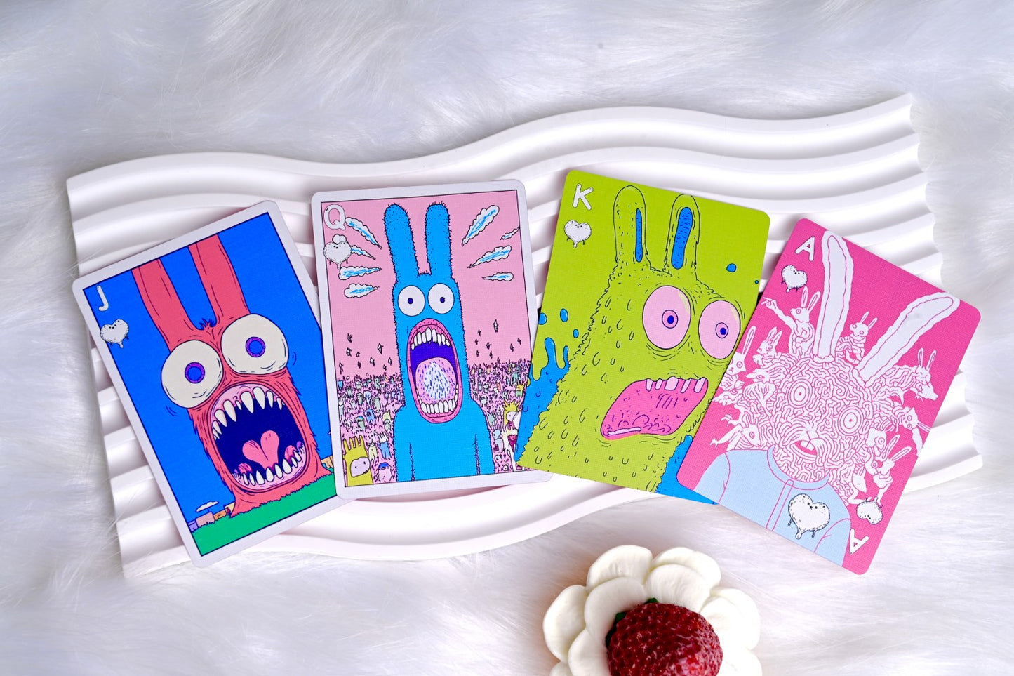 Mad Bunny Playing Cards