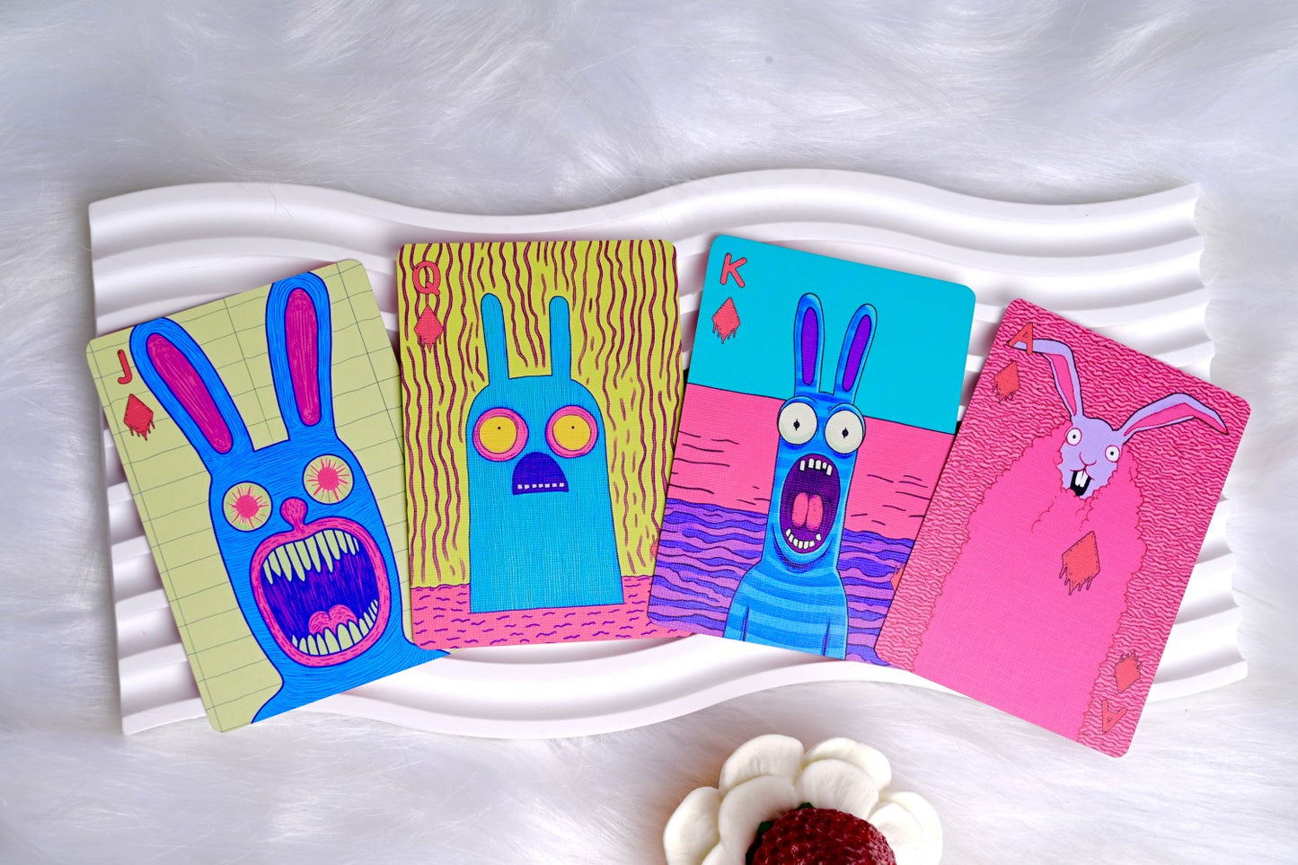 Mad Bunny Playing Cards