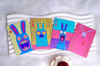 Mad Bunny Playing Cards