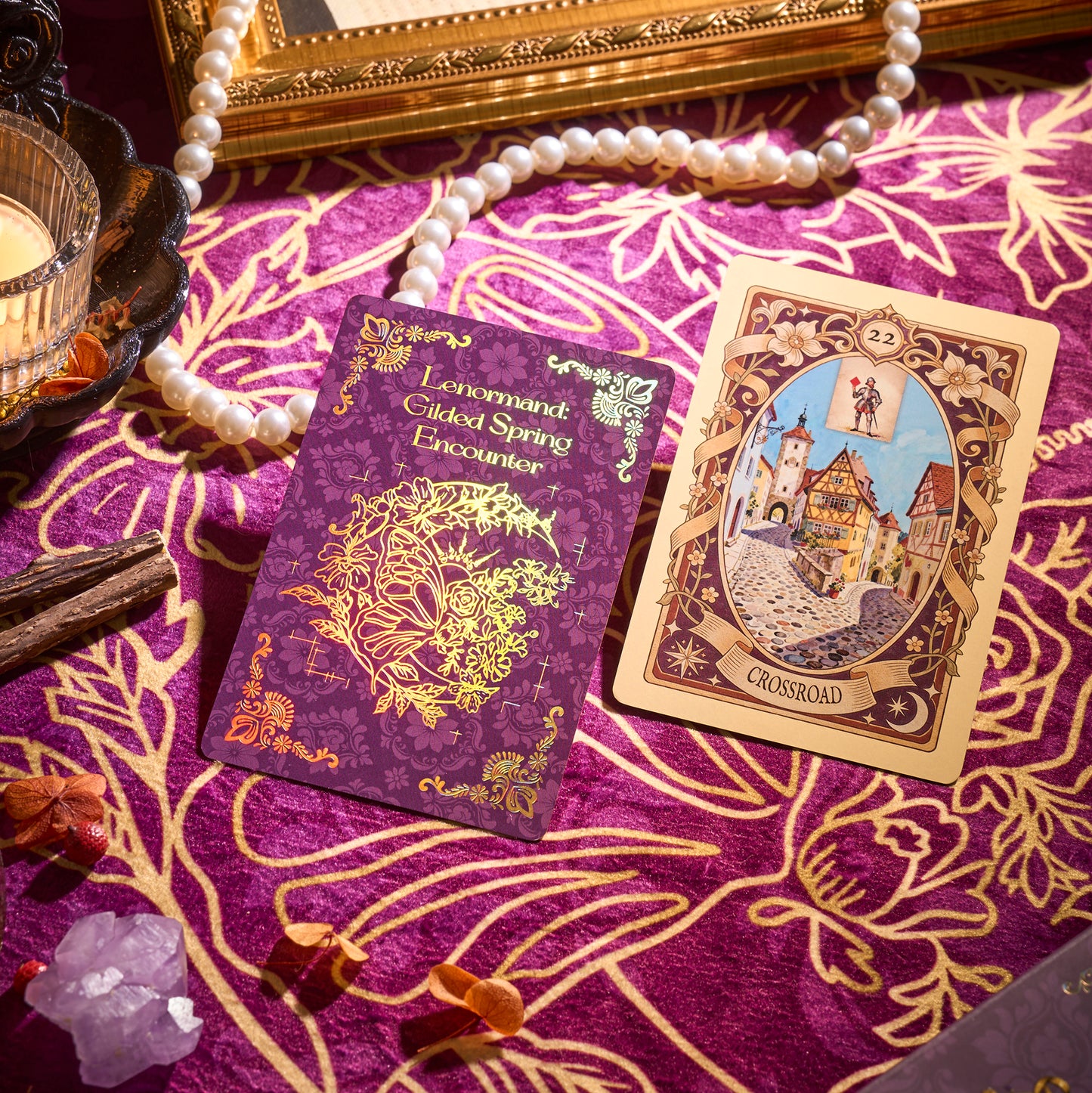 Gilded Spring Encounter Lenormand