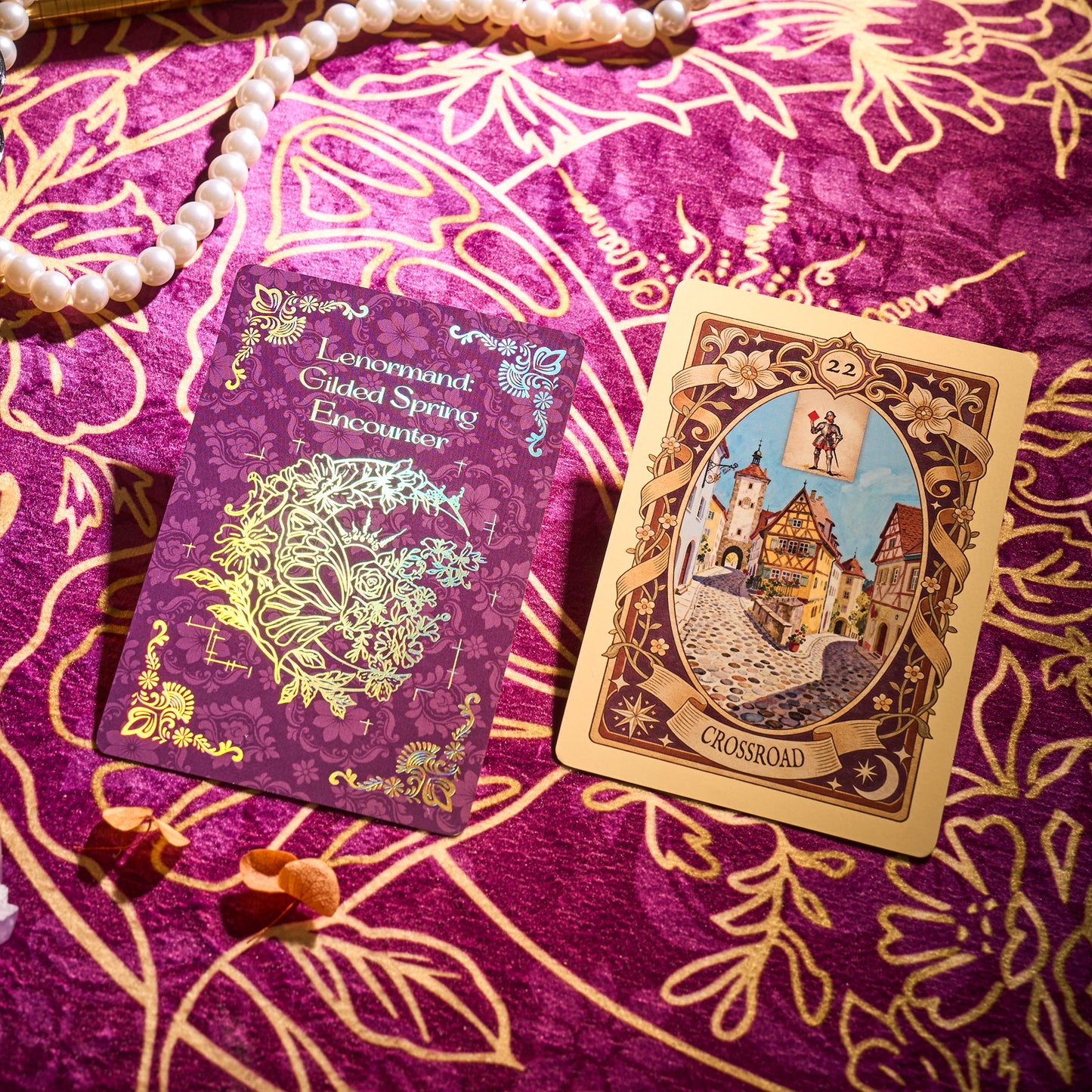Gilded Spring Encounter Lenormand