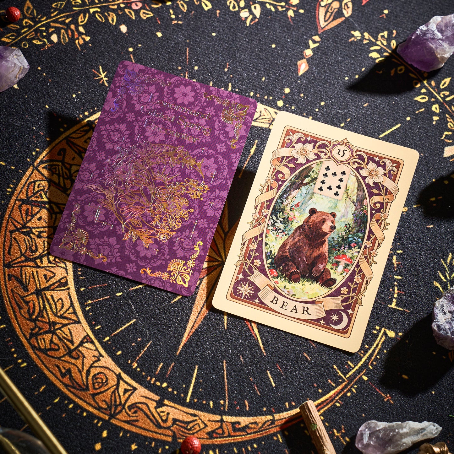 Gilded Spring Encounter Lenormand
